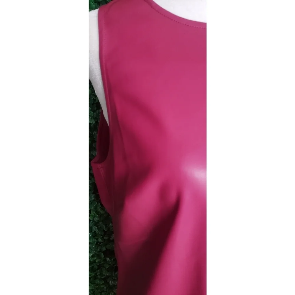 53. J.Crew Shift dress in faux leather